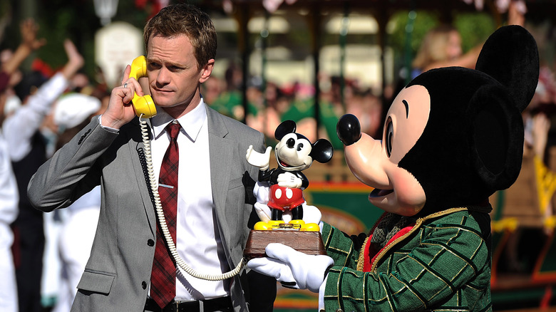 Neil Patrick Harris with Mickey Mouse