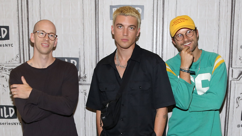 Les Priest, Paul Klein, and Jake Goss of LANY at Build Studio 2018