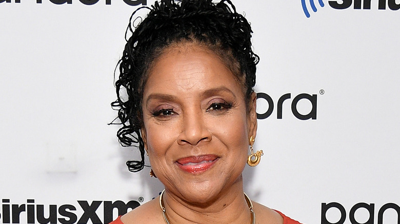 Phylicia Rashad with her hair up