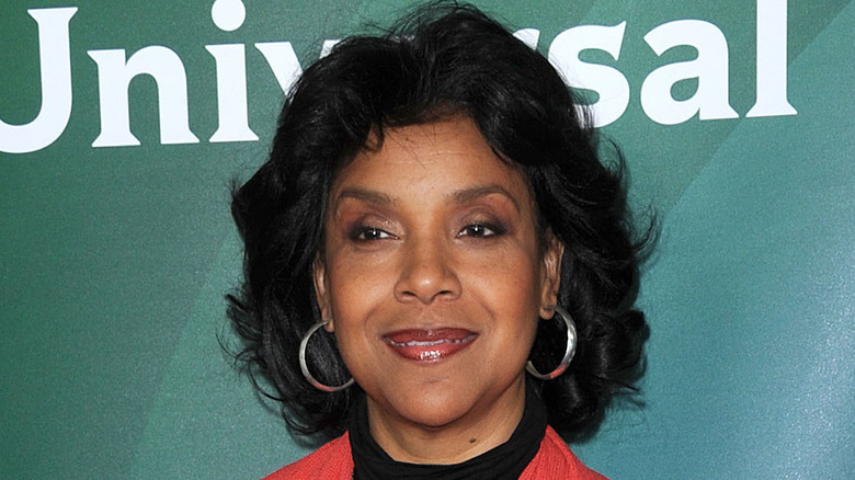 Phylicia Rashad looking away