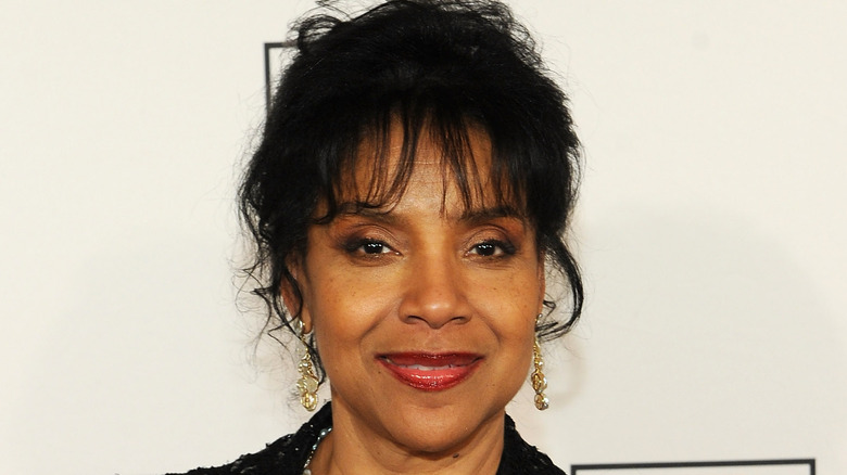 Phylicia Rashad wearing black