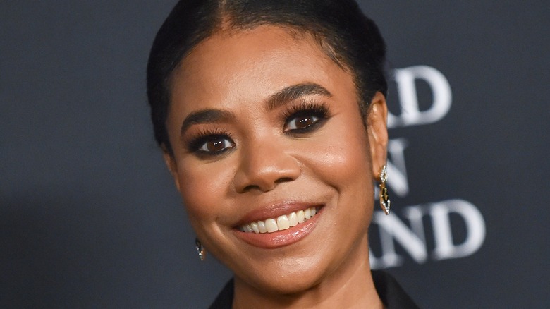 Regina Hall wearing her hair up