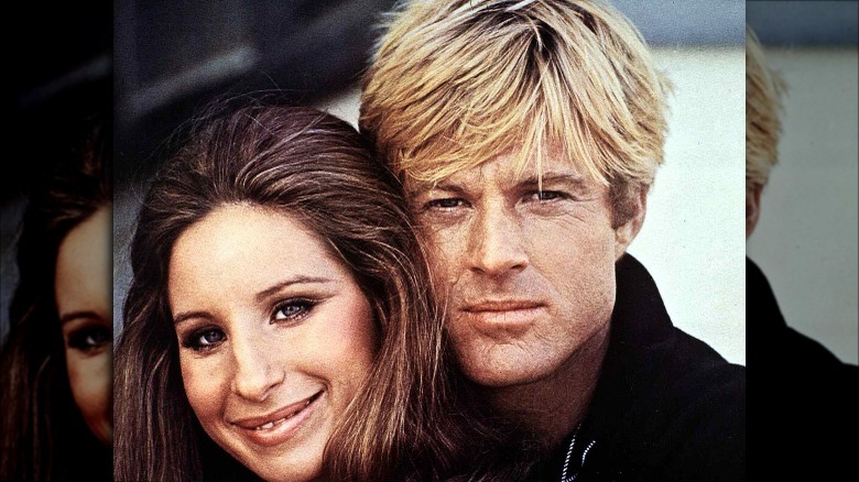 Barbra Streisand and Robert Redford smiling