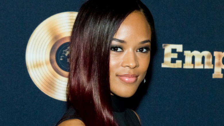 Serayah smiling on the red carpet