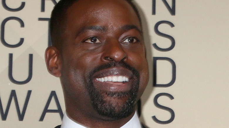 Sterling K. Brown smiling at the SAGs