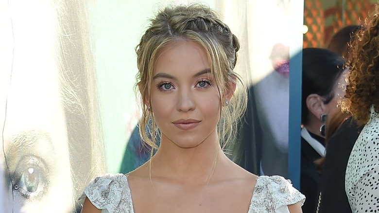 Sydney Sweeney with a braid