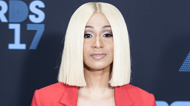 Cardi B smiling