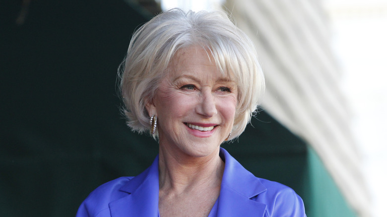 Helen Mirren smiling