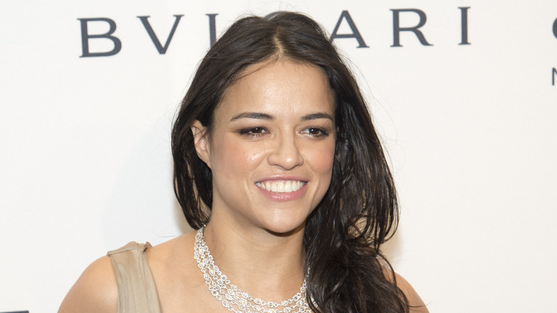 Michelle Rodriguez smiling