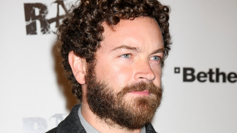 Danny Masterson with a serious expression