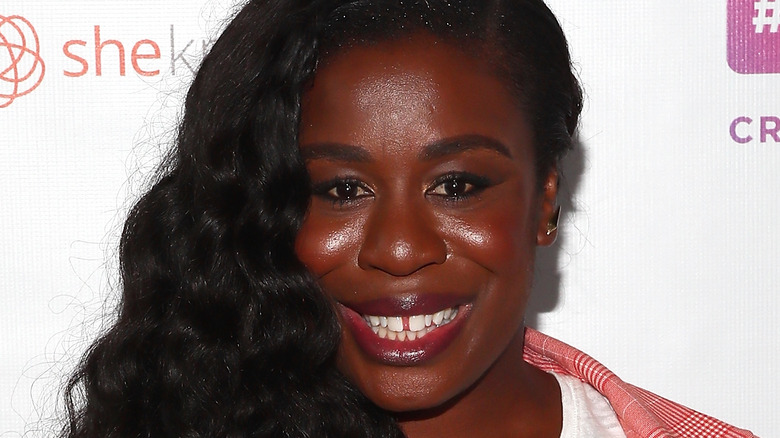 Uzo Aduba wearing hair to the side