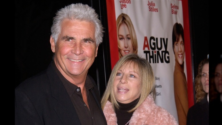 James Brolin and Barbra Streisand on the red carpet