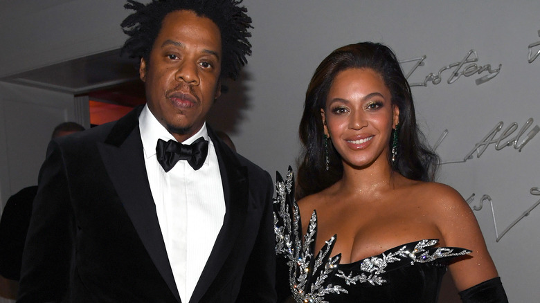 Beyoncé and Jay-Z in formal wear 