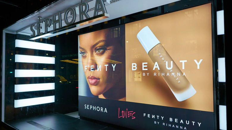 Fenty Beauty ad at Sephora