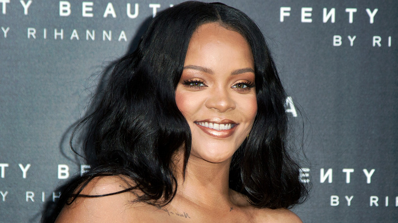 Rihanna smiling