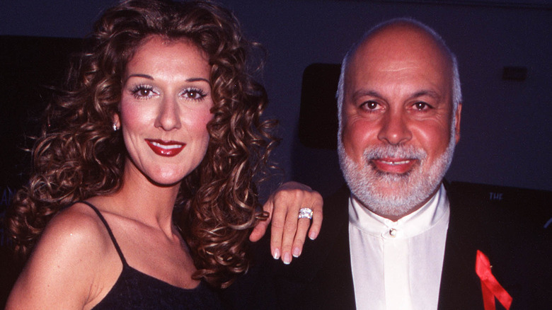 Celine Dion and her husband René Angélil in the early '90s