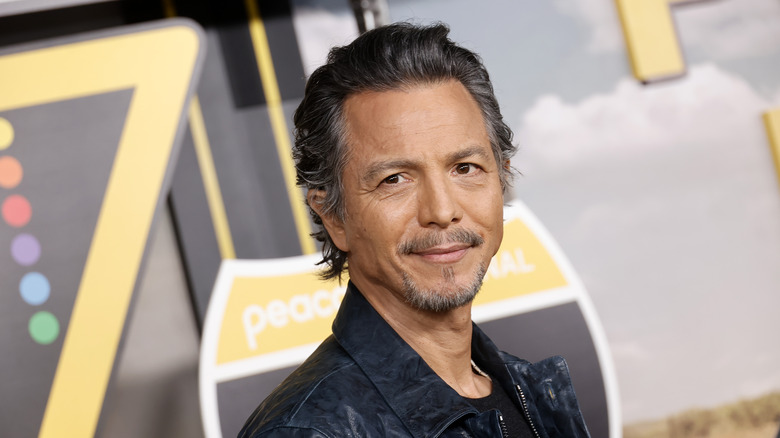 Benjamin Bratt wearing black jacket