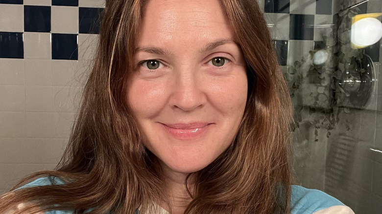 Drew Barrymore no makeup