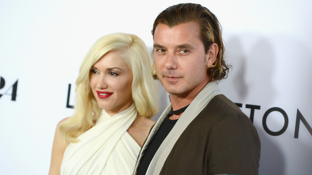 Gwen Stefani, Gavin Rossdale, posing