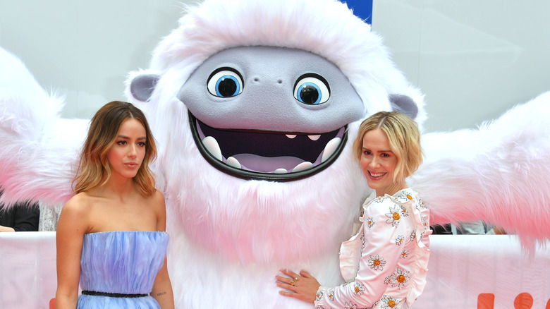 Chloe Bennet, costar Sarah Paul, Abominable premiere 