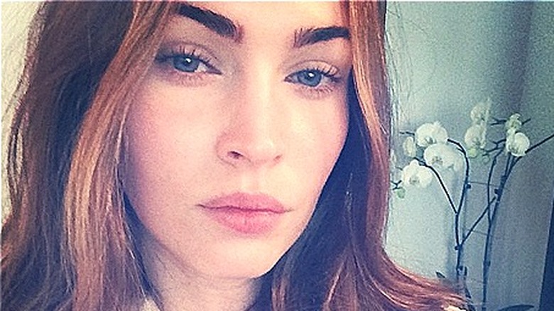 Megan Fox bare face selfie