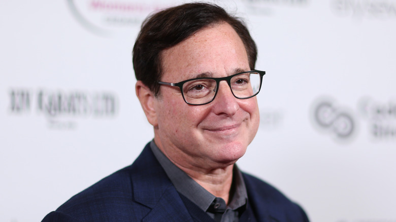 Bob Saget on the red carpet