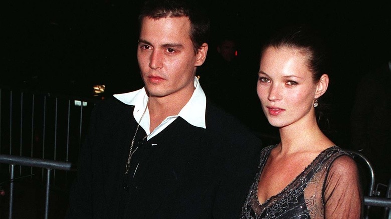 Johnny Depp and Kate Moss on the red carpet