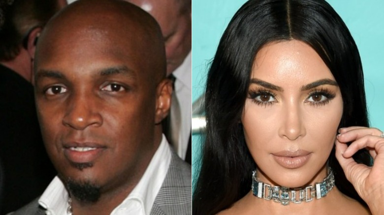 Damon Thomas and Kim Kardashian split image