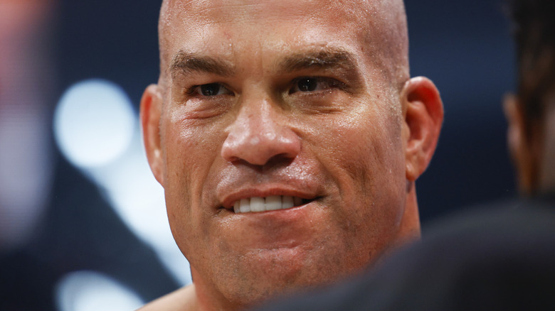 Tito Ortiz following his knockout on September 11 in his boxing debut.