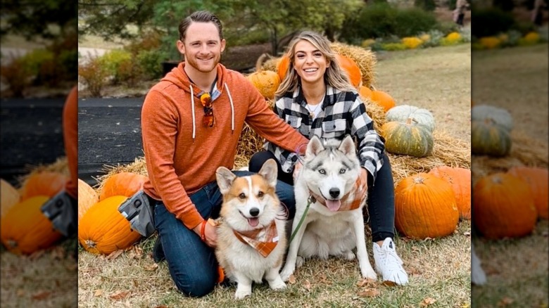 Shelby Blackstock with his wife and dogs