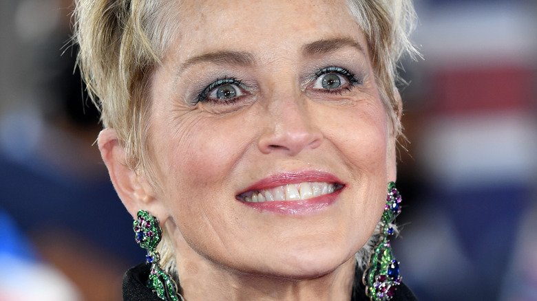 Sharon Stone smiling