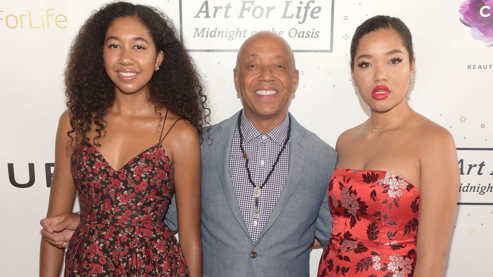 Aoki Lee Simmons, Russell Simmons, Ming Lee Simmons