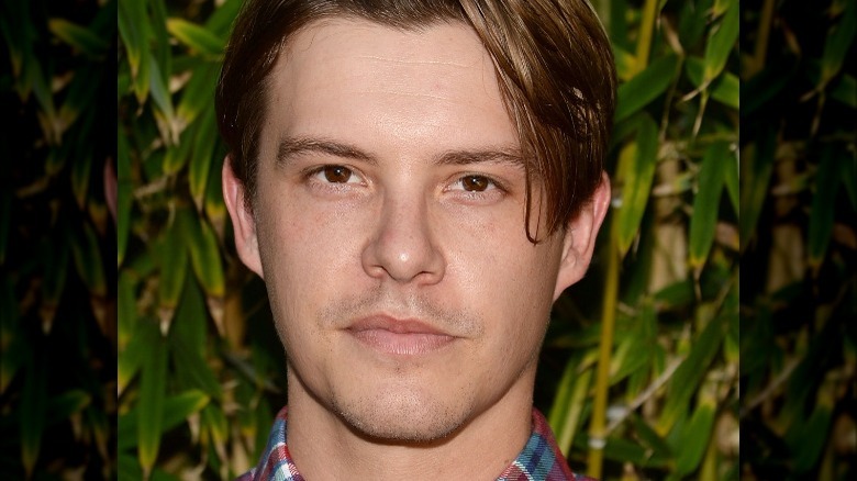 A closeup of Xavier Samuel