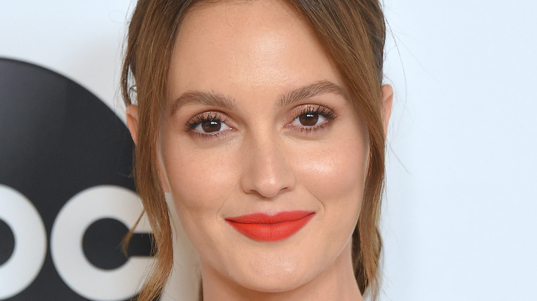 Leighton Meester smiling