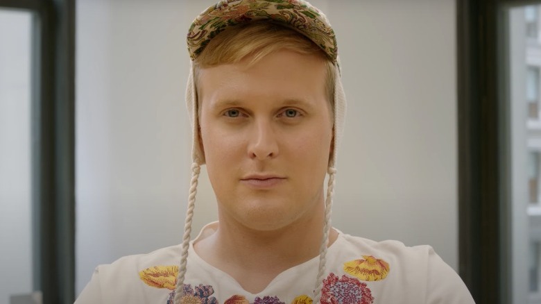 A screenshot of John Early in Search Party