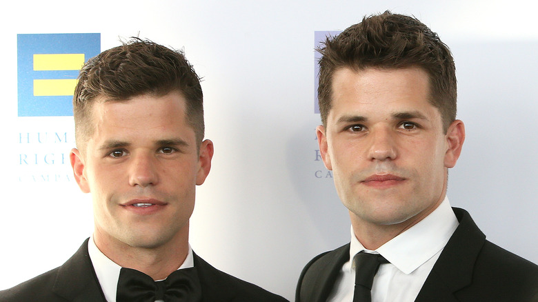 Charlie and Max Carver smiling
