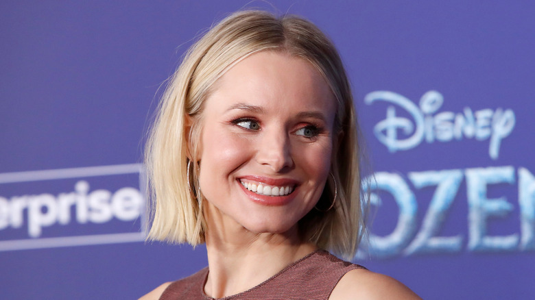 Kristen Bell short hair smiling