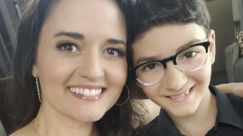 Danica McKellar and son Draco