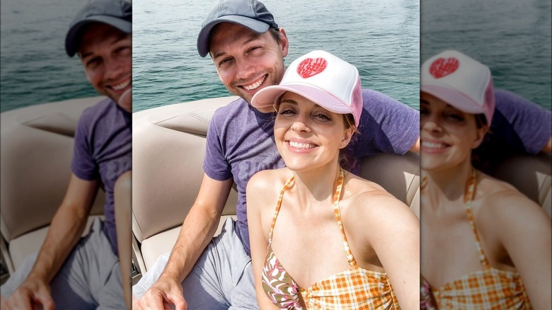 Jen Lilley, Jason Wayne on boat