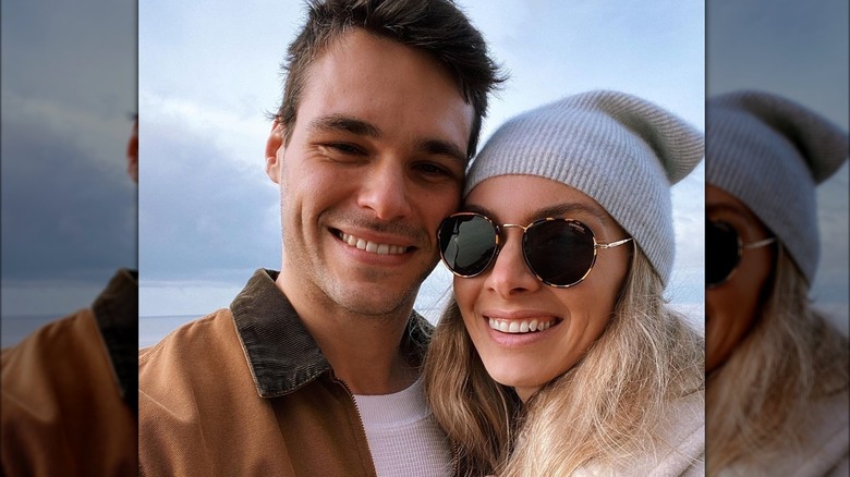 Rachel Skarsten Alexandre Robicquet selfie