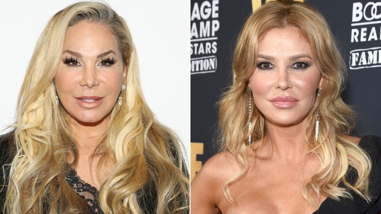 Adrienne Maloof and Brandi Glanville posing split image