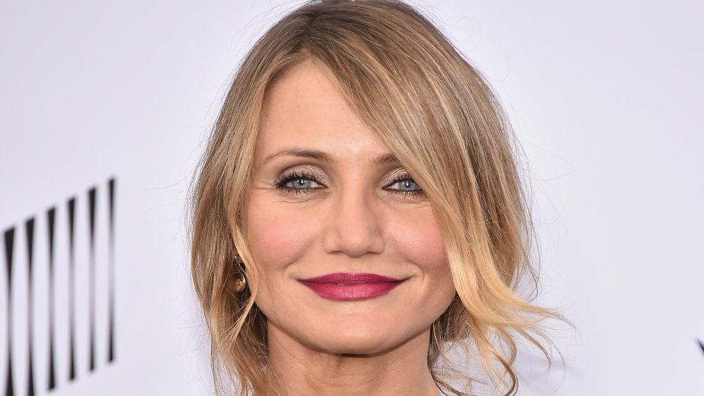 Actress Cameron Diaz attends the "Annie" World Premiere at Ziegfeld Theater