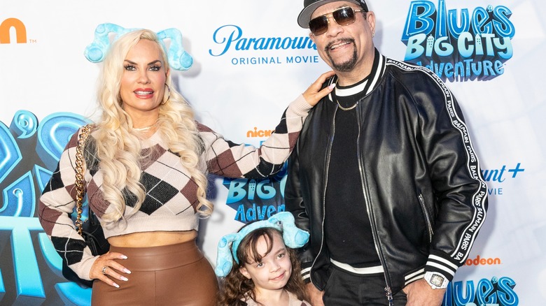 Coco Austin, Chanel Marrow, and Ice-T pose together