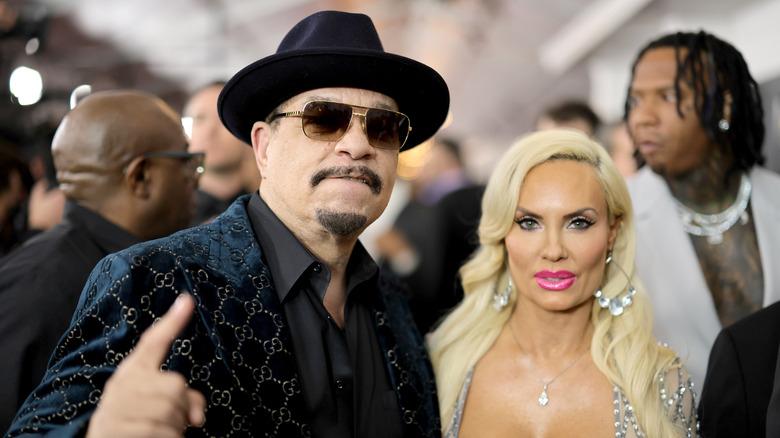 Ice-T and Coco Austin pose together