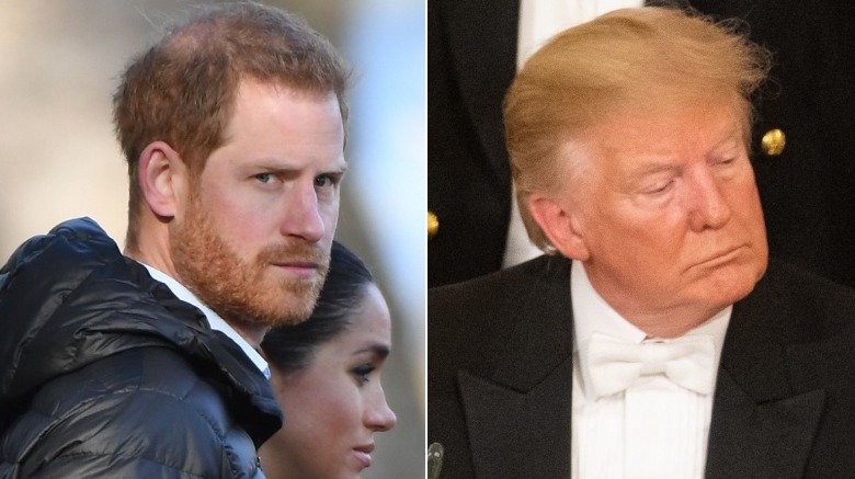 Prince Harry and Donald Trump