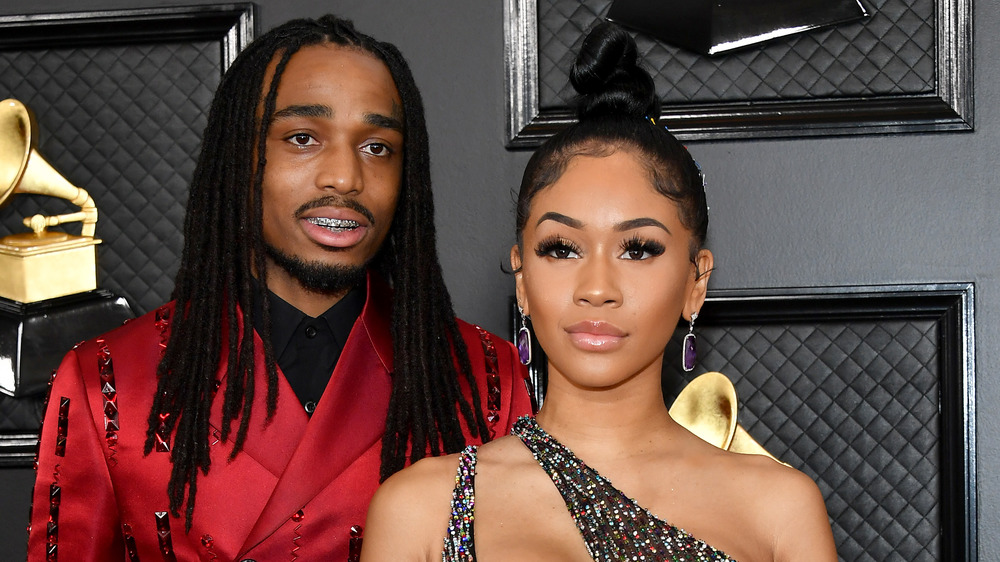 Quavo and Saweetie at the Grammy Awards