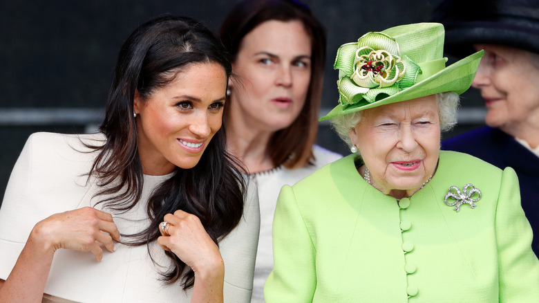 Meghan Markle and the queen