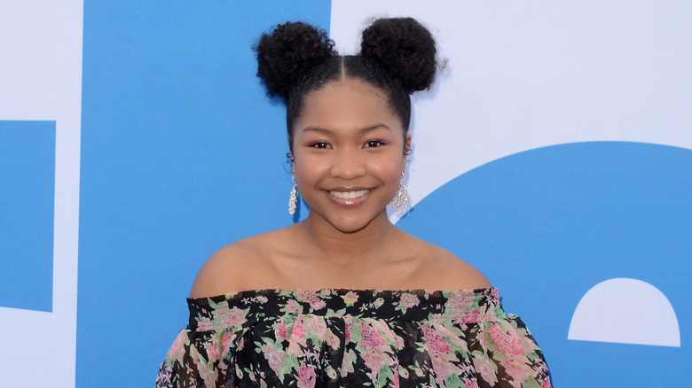 Laya DeLeon Hayes at a premiere