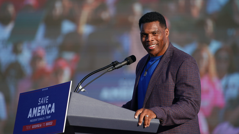 Herschel Walker speaking