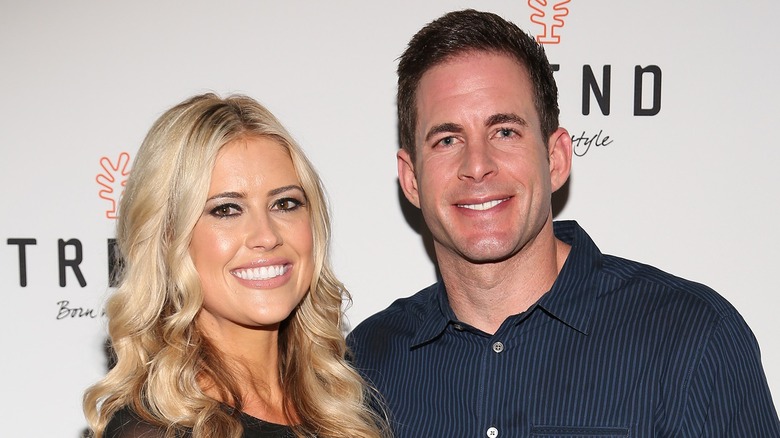 Christina Hall and Tarek El Moussa smiling